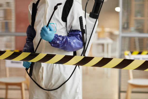 Professional Sewage Cleanup technician working in Malvern, OH